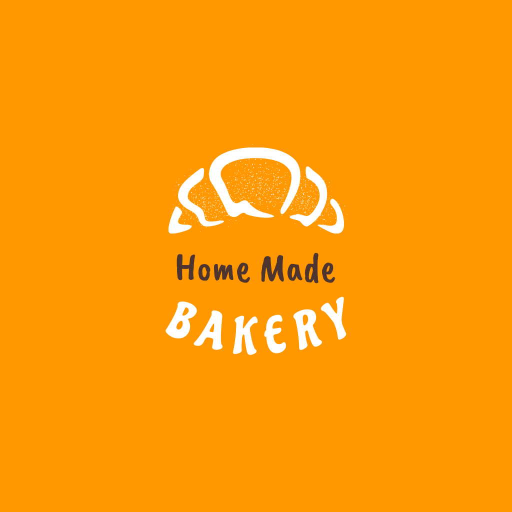 Homemade Bakery Ad Logo Design Template