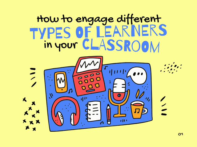 Types of Learners Presentation tervezősablon