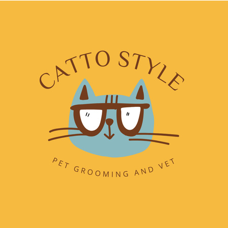 Designvorlage Pet Grooming Services Offer für Instagram