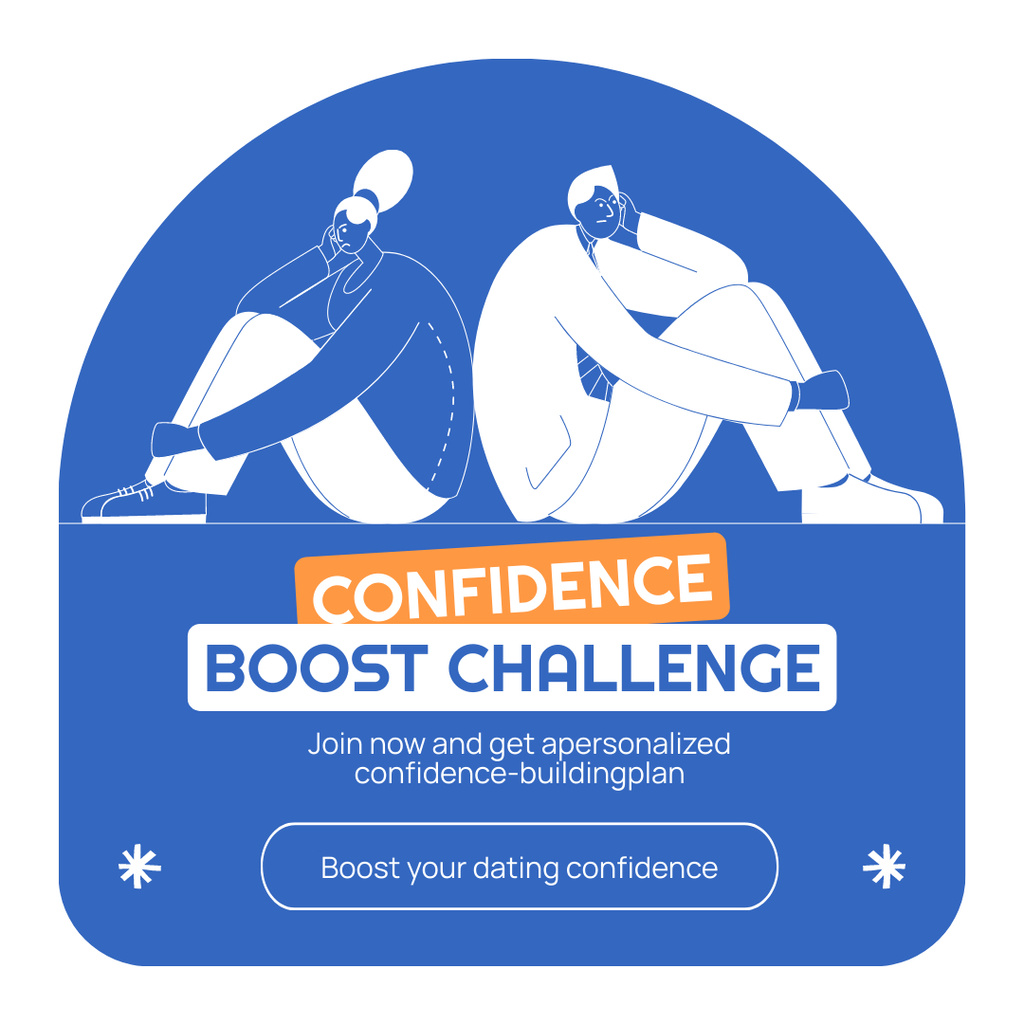 Confidence Training Session Instagram AD Πρότυπο σχεδίασης