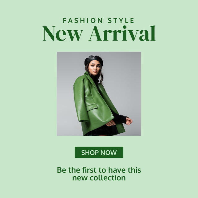 Modèle de visuel Refined Stylish Woman Features Sophisticated Fashion Sale Ad - Instagram