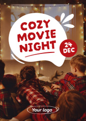Invitation to cozy Movie Night