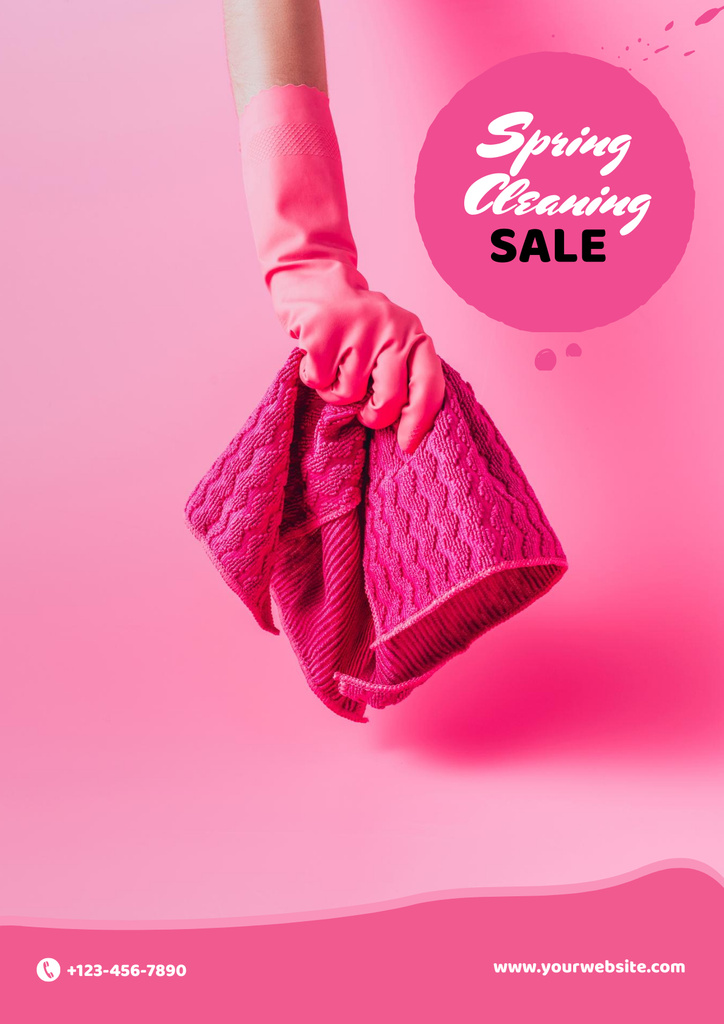 Cleaning services sale poster Poster – шаблон для дизайну
