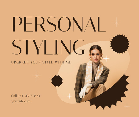 Personal Styling Strategy Facebook Design Template