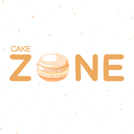 Designvorlage leckere pfannkuchen mit honig für Logo