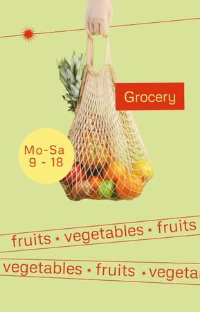 Modèle de visuel Grocery Store Ad - IGTV Cover