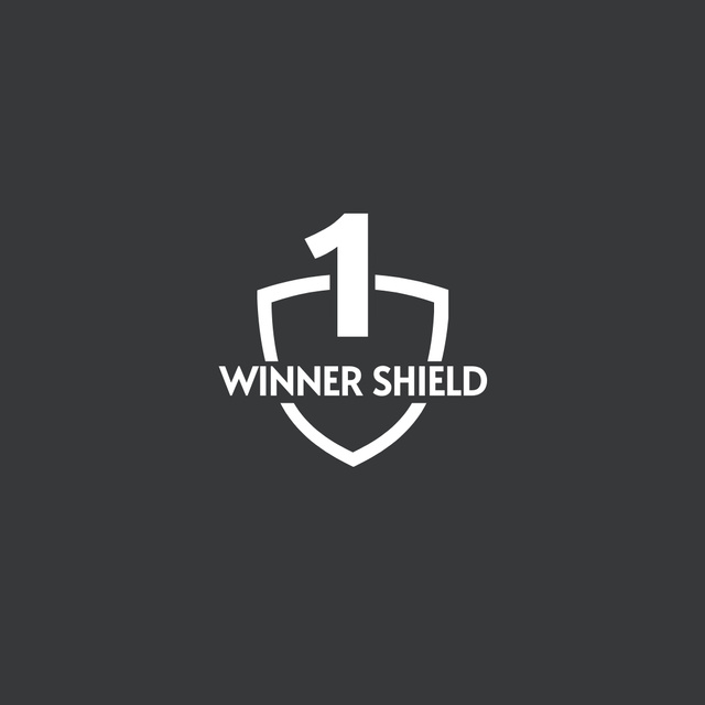 Image of the Best Company Emblem Logo 1080x1080px Design Template