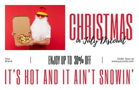 Template di design Christmas Sale Announcement in July Flyer 5.5x8.5in Horizontal