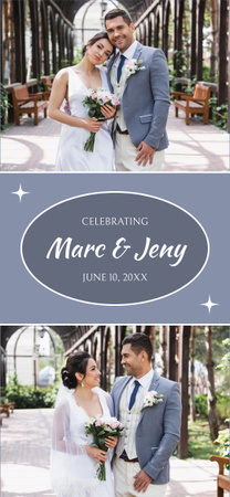 Plantilla de diseño de Wedding Celebration Invitation Snapchat Geofilter 