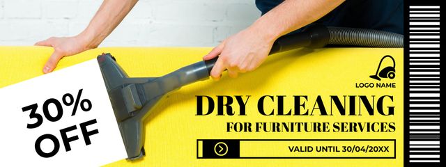 Modèle de visuel Dry Cleaning Services with Discount Offer - Coupon