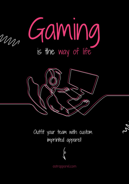 Platilla de diseño Gaming Gear Ad Poster 28x40in