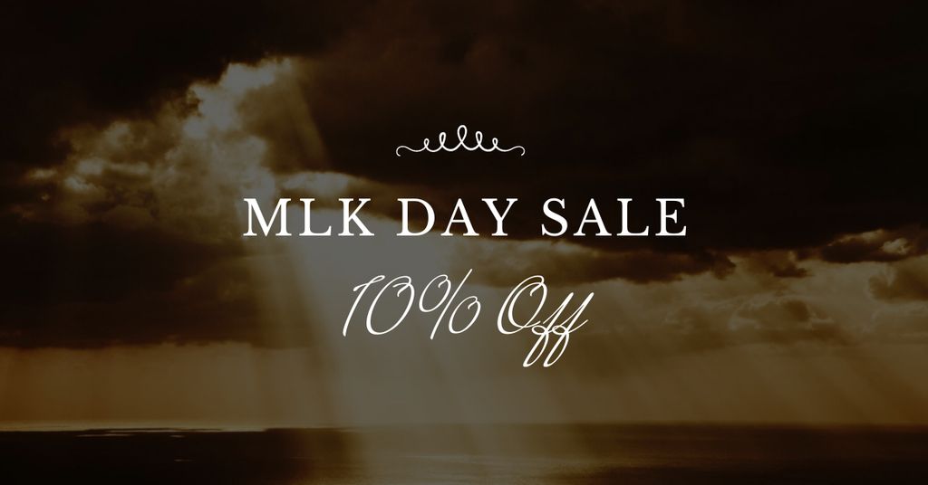 Platilla de diseño MLK Day Discount Offer Facebook AD