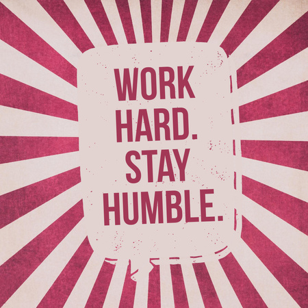 Plantilla de diseño de Motivational Phrase about Work Achievements Instagram 