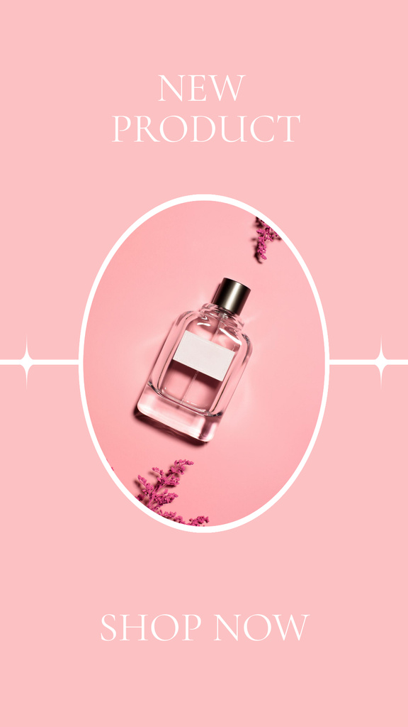 Ontwerpsjabloon van Instagram Story van Beauty Ad with Perfume