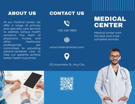 Information about Medical Center Brochure 8.5x11in Design Template