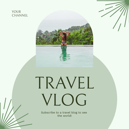 Plantilla de diseño de Travel Blog Promotion with Attractive Woman Instagram 