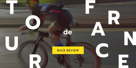 Review Cycling France Image Design Template