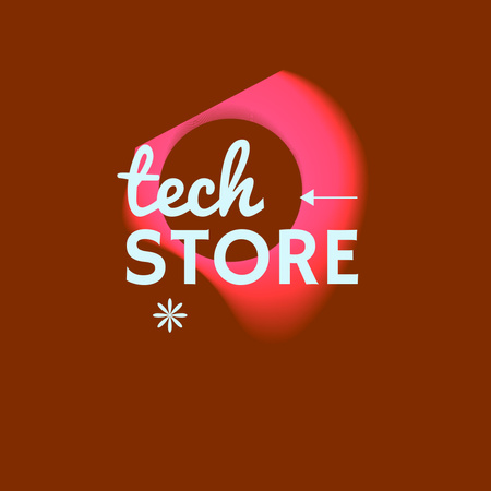 Plantilla de diseño de Technology Store Emblem Logo 