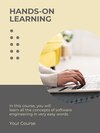 Plantilla de diseño de Online Courses Ad Poster 36x48in 
