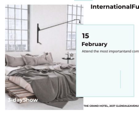 International furniture show Medium Rectangle – шаблон для дизайну