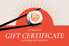 Japanese Restaurant Special Gift Voucher Offer