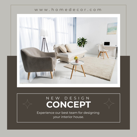 Interior Studio Services Ad Instagram Design Template