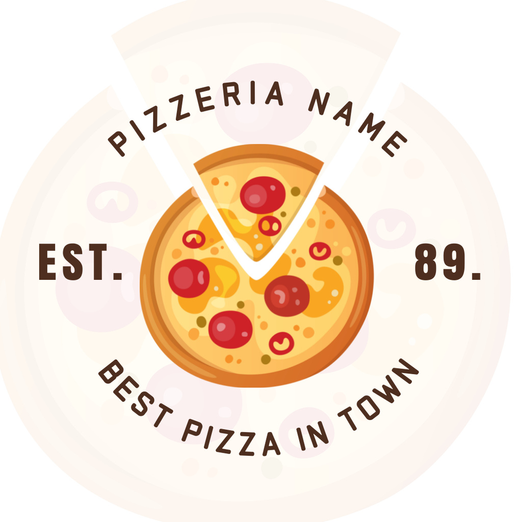 Slices of Fresh Appetizing Pizza Instagram Design Template