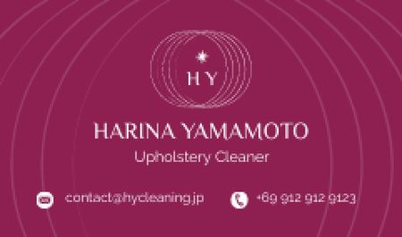 Business Card Cleaning Business card Design Template