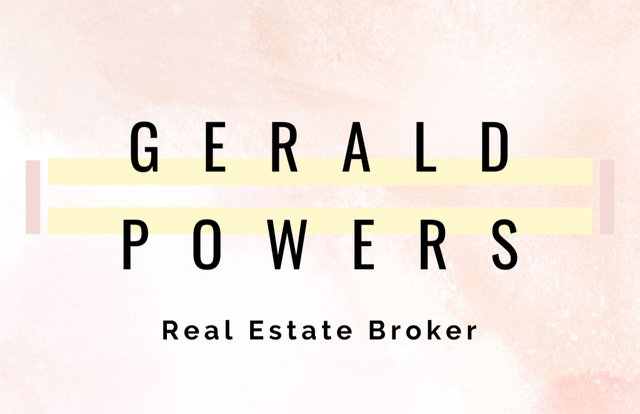 Real Estate Broker Services Offer Business Card 85x55mmデザインテンプレート