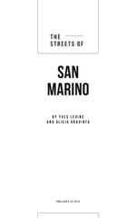 San Marino Narrow City Street