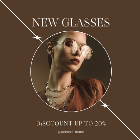Template di design collezione occhiali da sole estate vendita Instagram