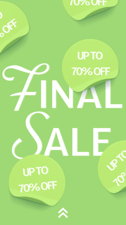 Final Sale Up To 70 Off Instagram Storyデザインテンプレート