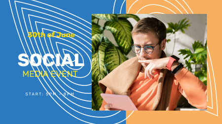 Social Media Event Announcement FB event cover Design Template