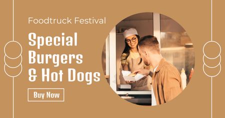 Special Burgers and Hot Dogs Ad Facebook AD Design Template