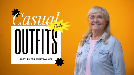 Age-Friendly Casual Outfits Offer Full HD video Design Template