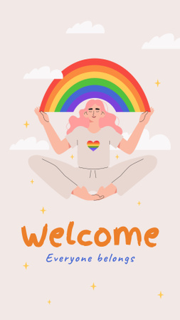 Plantilla de diseño de LGBT Community Invitation Instagram Video Story 