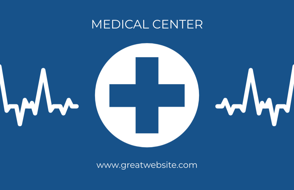 Ad of Medical Center Business Card 85x55mm – шаблон для дизайна
