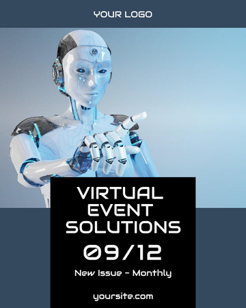 Szablon projektu Virtual Reality Event Announcement Poster 16x20in