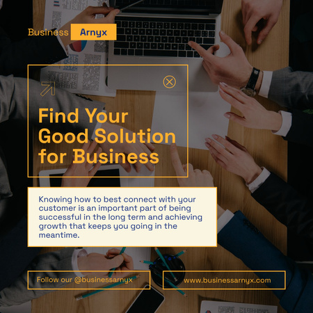 Szablon projektu Guide to Finding the Best Business Solutions Instagram