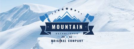 Szablon projektu Mountaineering Equipment Company Offer Facebook cover