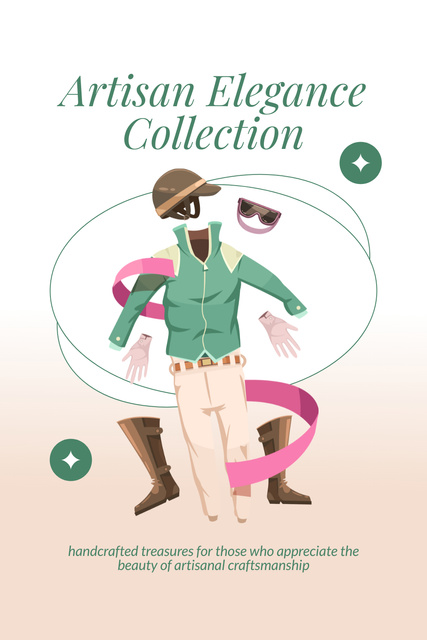 Ontwerpsjabloon van Pinterest van Spectacular Collection of Handmade Clothes