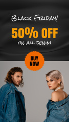 Black Friday Discount Offer on All Denim Clothes