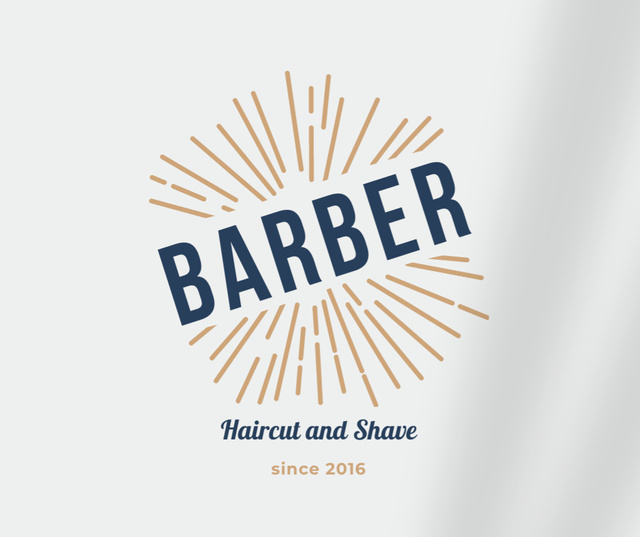 Barbershop Services Special Offer Facebook tervezősablon