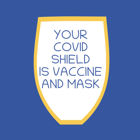 Coronavirus Vaccination Announcement Instagram Design Template