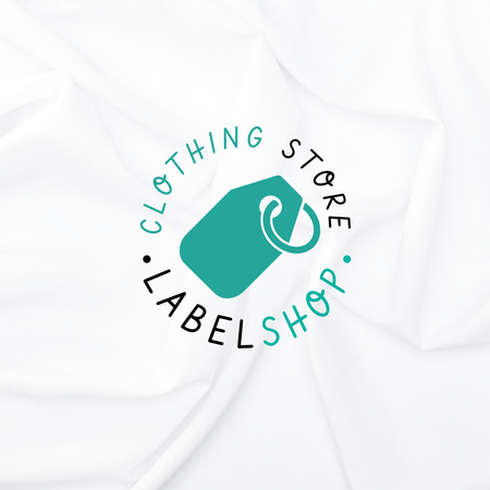 store add with label Logo – шаблон для дизайна