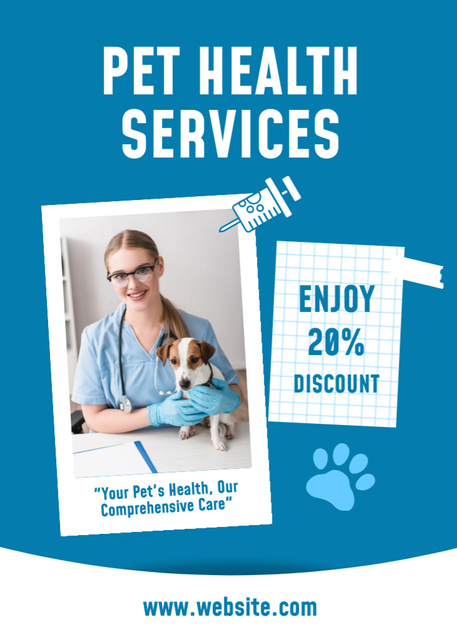 Pets Health Services Flayerデザインテンプレート