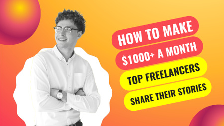 Ways to Increase Profits for Freelancers YouTube intro Modelo de Design