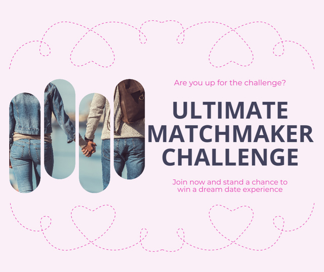 Matchmaking Agency Services Facebookデザインテンプレート