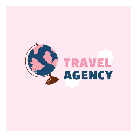 Oferta Viagem Mundial Animated Logo Modelo de Design