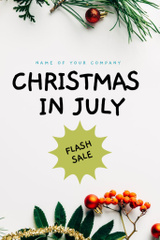 Enchanting July Christmas Sale Announcement